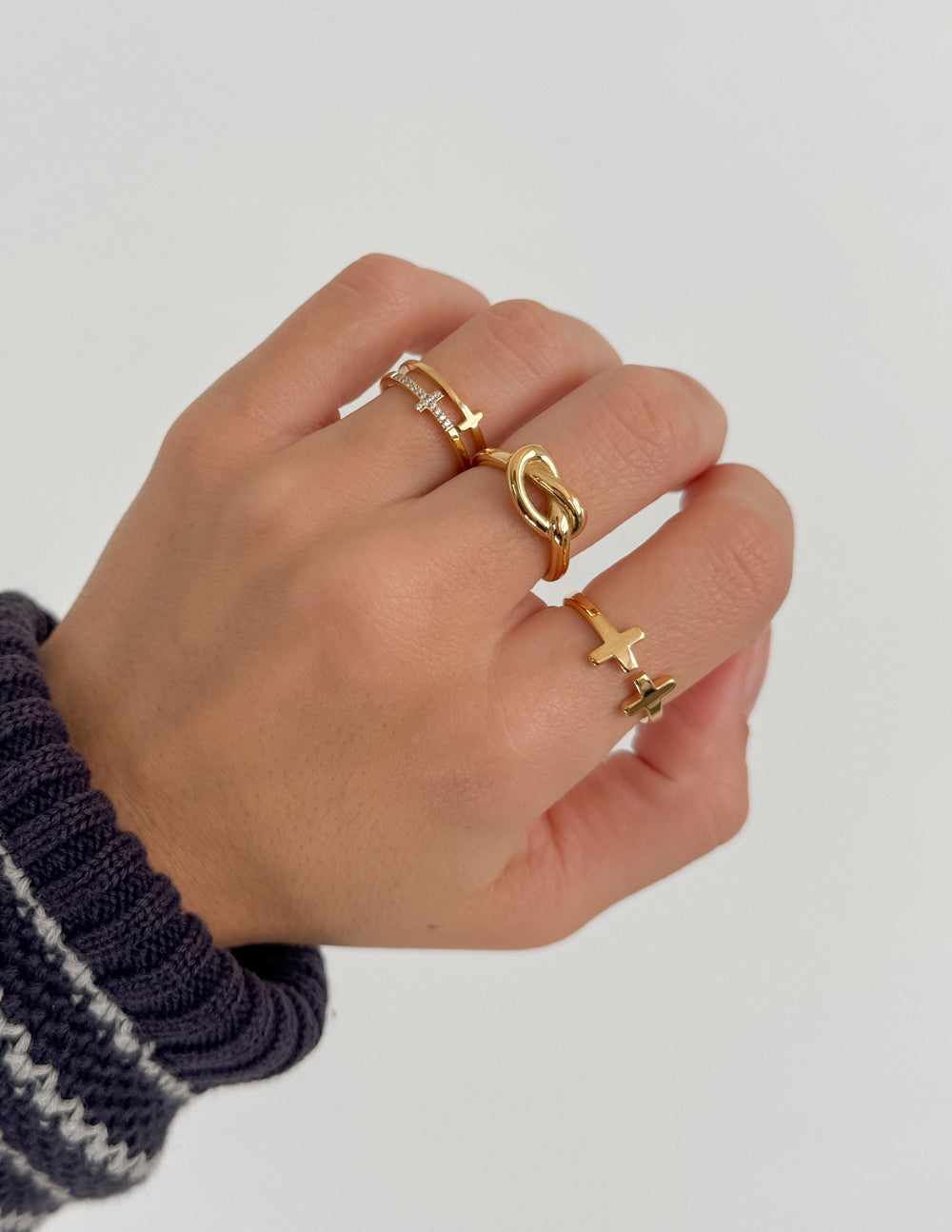 Goldknotenring