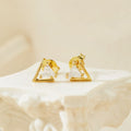 ARROWHEAD STUD EARRINGS (PAIR)