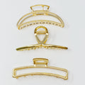 Goldmine-Haarspangen-Set, 3-teilig