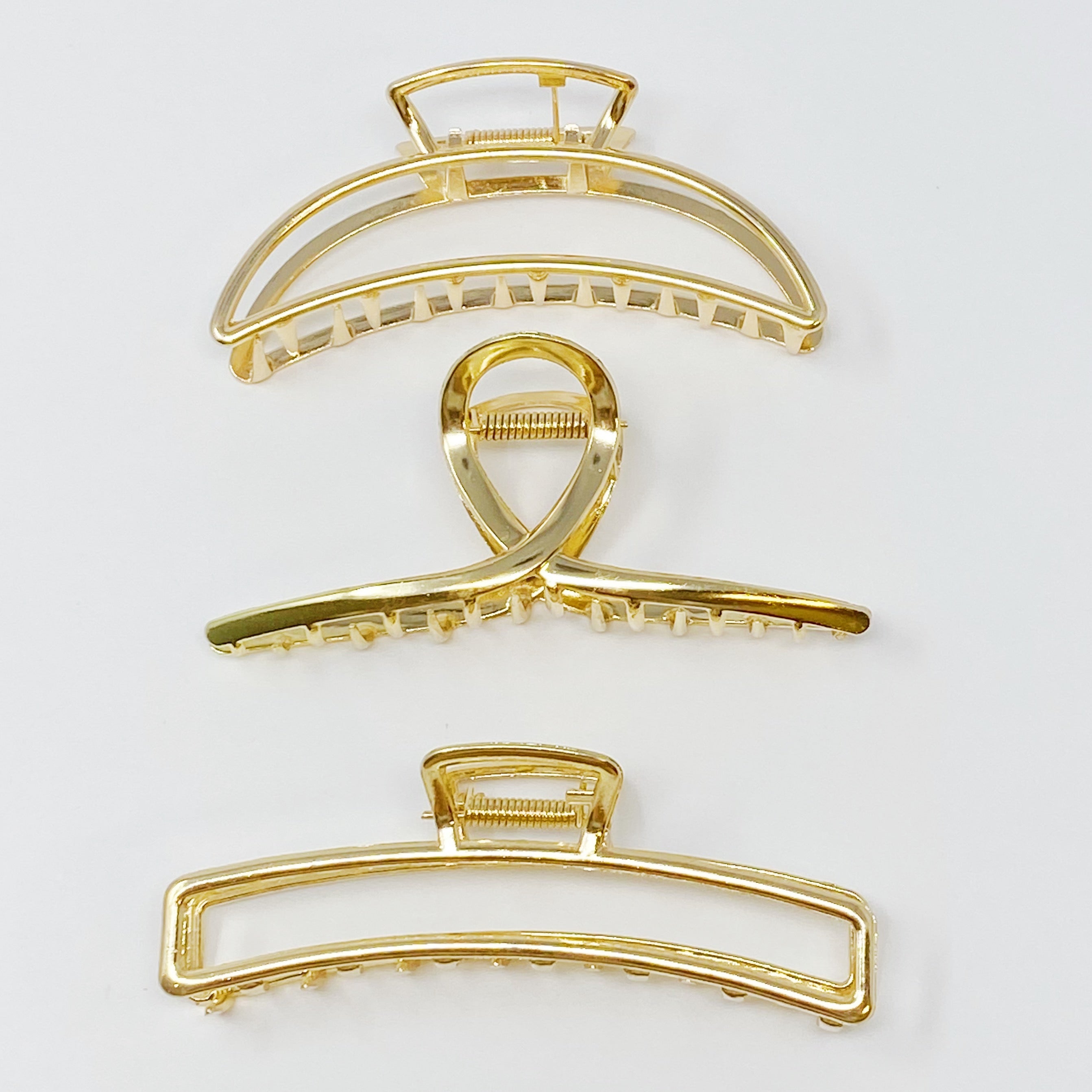 Goldmine-Haarspangen-Set, 3-teilig