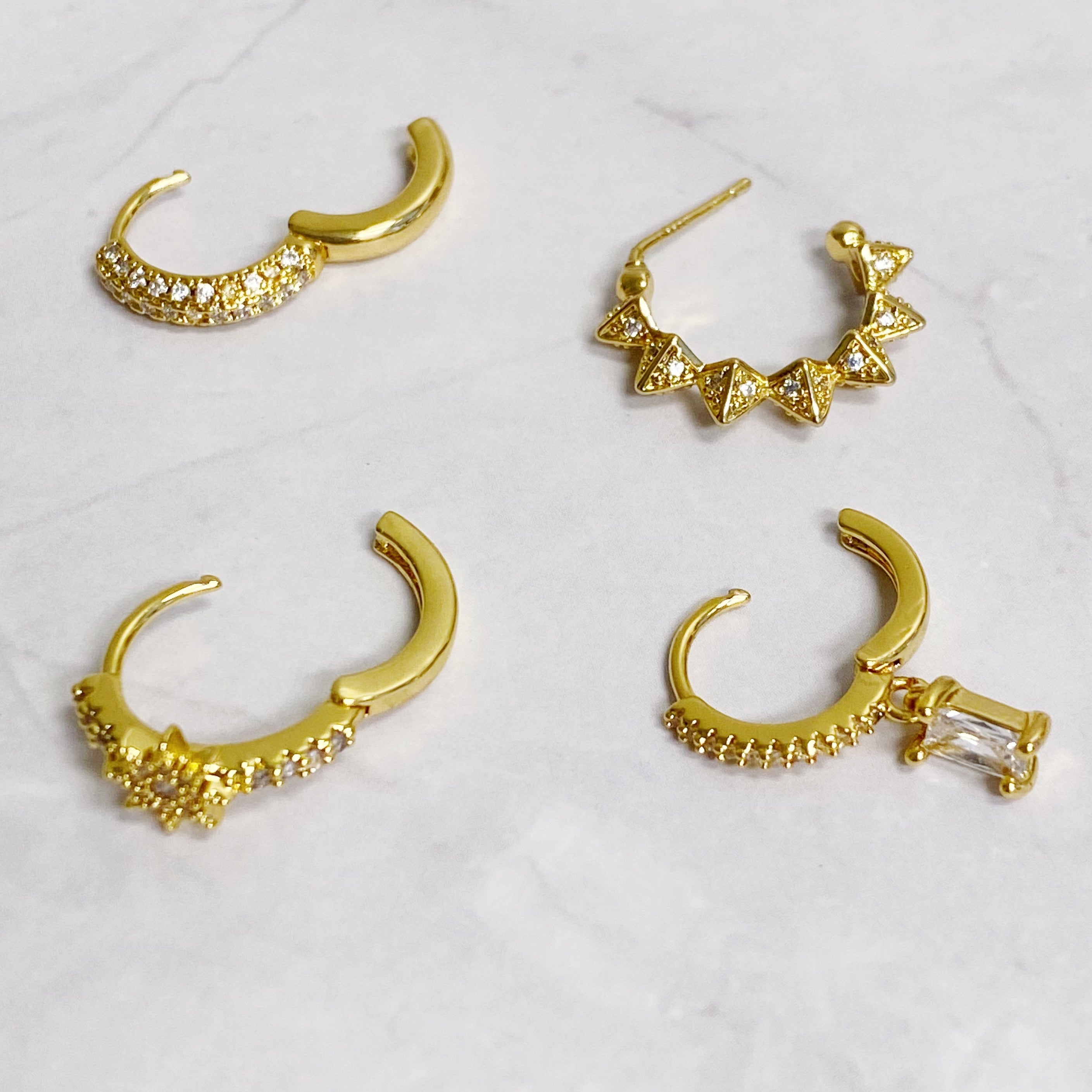 Edge In Shine Mini-Hoop-Set