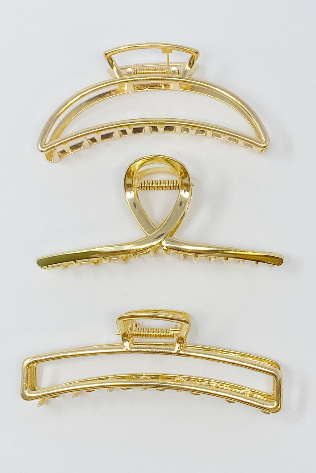 Goldmine-Haarspangen-Set, 3-teilig