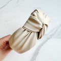 Leder-Haarreif mit Knoten