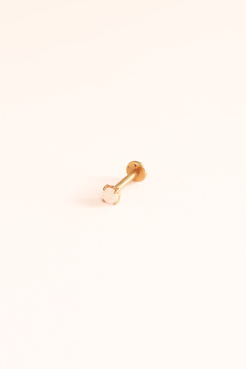 Opal Gem Flat Back Stud