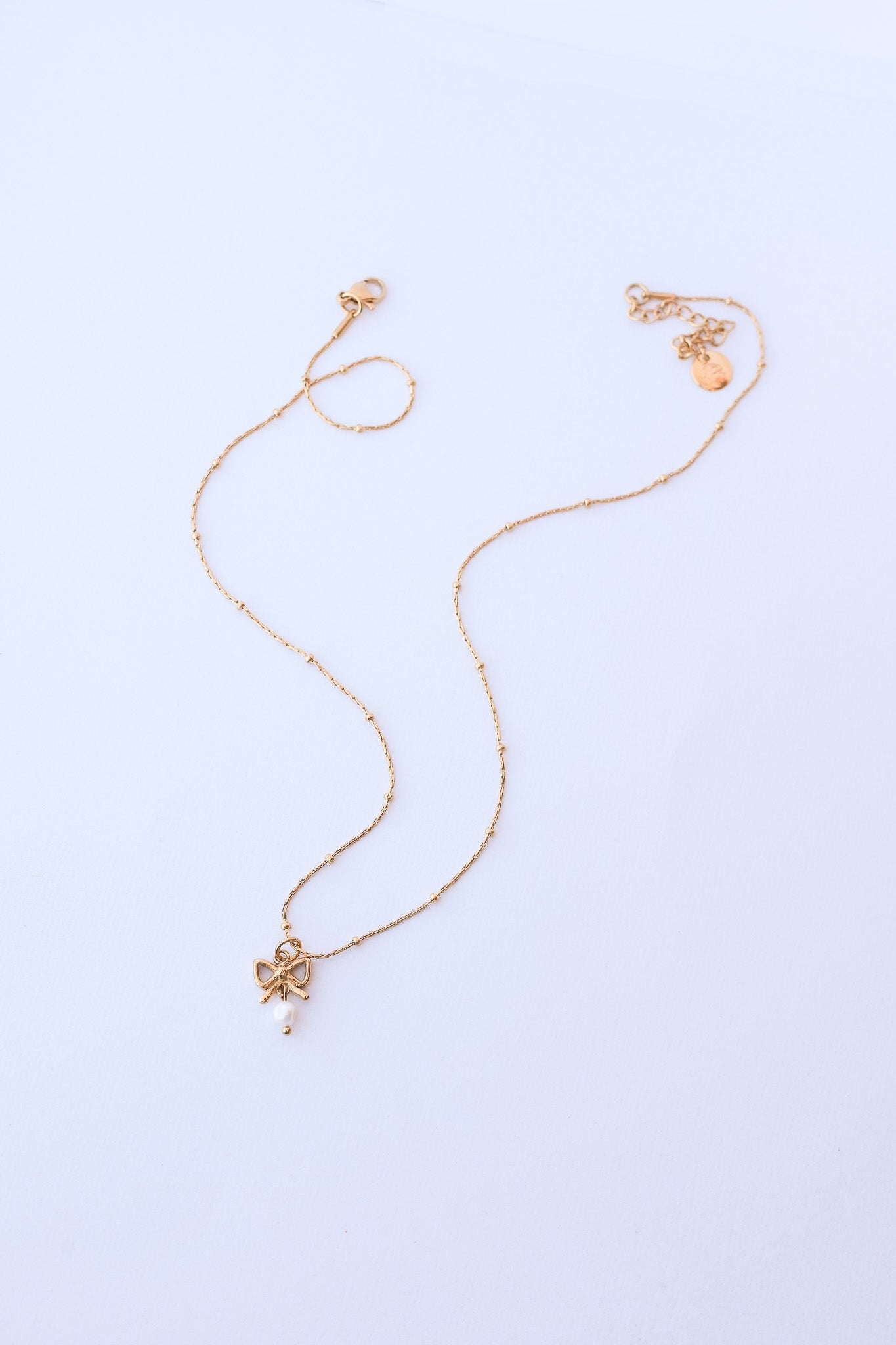Jane Bow Necklace