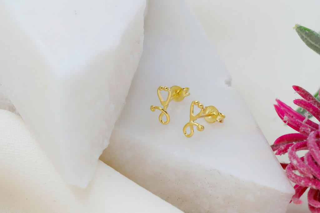 Stethoscope Stud Earrings | Dainty Medical Jewelry | Perfect Gift for Nurses & Paramedics